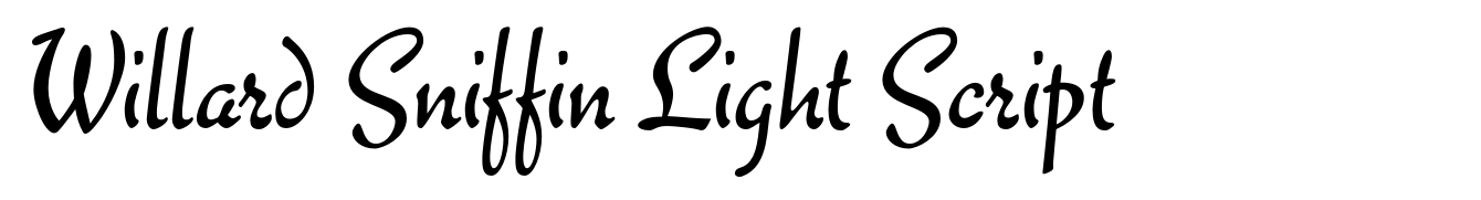 Willard Sniffin Light Script